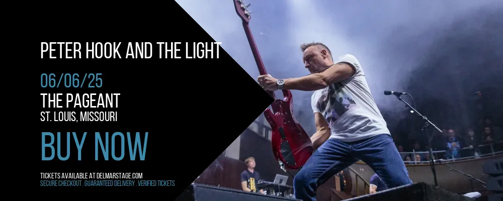 Peter Hook And The Light at The Pageant